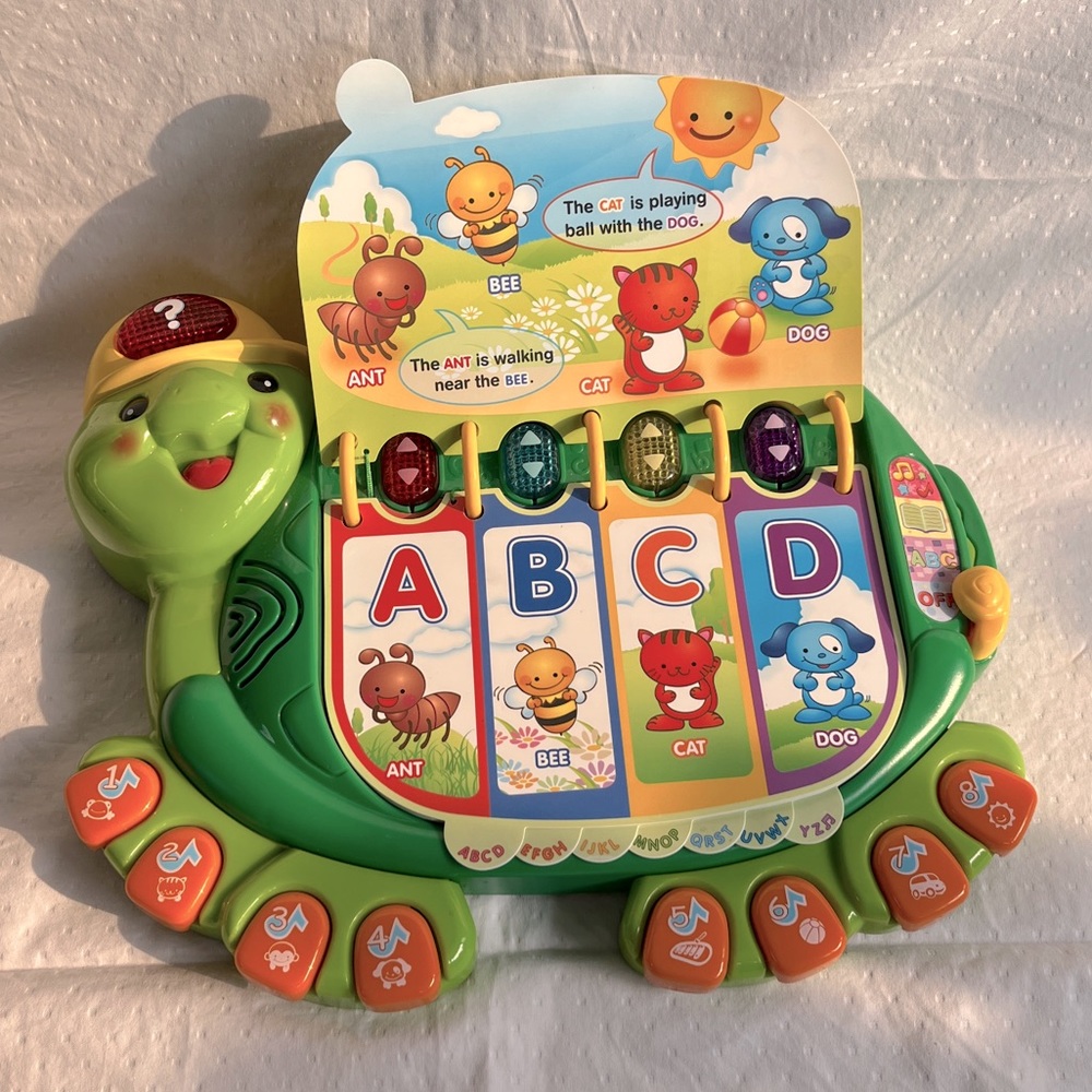 Vtech Touch and Teach Turtle Interactive Educational Learning Storybook Toy